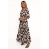 Petal & Pup Womens Kelda Dress(Black Augusta Print)