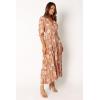 Petal & Pup Womens Kelda Dress(Tan Floral)