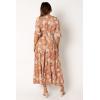 Petal & Pup Womens Kelda Dress(Tan Floral)