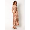 Petal & Pup Womens Kelda Dress(Tan Floral)