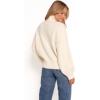 Petal & Pup Women’s Kelso Flower Embroidery Knit Sweater(Cream)