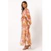 Petal & Pup Womens Laquin Long Sleeve Maxi Dress(Pink)