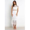 Petal & Pup Women’s Lauren Dress(White)
