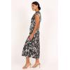 Petal & Pup Womens Lisbeth Midi Dress(Green Floral)