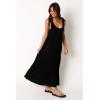 Petal & Pup Womens Marcy Midi Dress(Black)