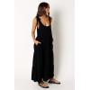 Petal & Pup Womens Marcy Midi Dress(Black)
