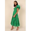 Petal & Pup Women’s Morgan Tiered Dress(Green)