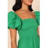 Petal & Pup Women’s Morgan Tiered Dress(Green)