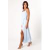 Petal & Pup Women’s Nadea Faux Wrap Maxi Dress(Blue)