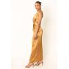 Petal & Pup Women’s Nadia One Shoulder Maxi Dress(Bronze)