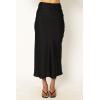 Petal & Pup Women’s Nellie Satin Midi Skirt(Black)