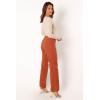 Petal & Pup Women’s Nico Wide Leg Jean(Tan)