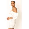 Petal & Pup Womens Nisha Strapless Mini Dress(White)