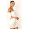 Petal & Pup Womens Nisha Strapless Mini Dress(White)