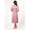 Petal & Pup Womens Nova Flutter Sleeve Midi Dress(Dusty Rose)