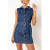 Petal & Pup Women’s Parker Mini Dress(Denim)