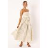 Petal & Pup Womens Pixie Maxi Dress(Beige Tan)