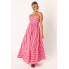 Petal & Pup Womens Pixie Maxi Dress(Pink Red)