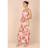 Petal & Pup Women’s Posse Midi Slip Dress(Pink Floral)