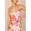 Petal & Pup Women’s Posse Midi Slip Dress(Pink Floral)