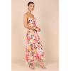 Petal & Pup Women’s Posse Midi Slip Dress(Pink Floral)