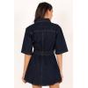 Petal & Pup Women’s Rev Mini Dress(Dark Denim)