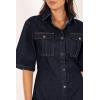 Petal & Pup Women’s Rev Mini Dress(Dark Denim)