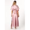 Petal & Pup Womens Ricki Maxi Dress(Dusty Rose)