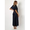 Petal & Pup Womens Ricki Maxi Dress(Midnight Indigo)