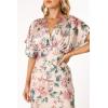 Petal & Pup Womens Ricki Maxi Dress(Pink Floral)