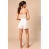 Petal & Pup Womens Roxy Faux Wrap Skort(Ivory)