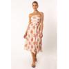 Petal & Pup Womens Ryder Strapless Midi Dress(Soleil)