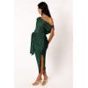 Petal & Pup Womens Santiago Off Shoulder Midi Dress(Emerald)