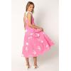 Petal & Pup Women’s Sarelle Midi Dress(Hot Pink)
