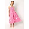 Petal & Pup Women’s Sarelle Midi Dress(Hot Pink)