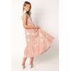 Petal & Pup Women’s Sarelle Midi Dress(Tan Blush)