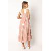 Petal & Pup Women’s Sarelle Midi Dress(Tan Blush)