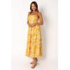 Petal & Pup Women’s Sloane Maxi Dress(Yellow)