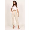 Petal & Pup Women’s Talaren Cord Pant(Cream)
