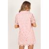 Petal & Pup Women’s Tallie Button Up Mini Dress(Pink)