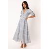 Petal & Pup Women’s Tani Midi Dress(Blue)