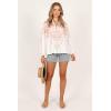 Petal & Pup Women’s Tiarna Shirt(White Floral)