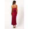 Petal & Pup Women’s Vienna Strapless Midi Dress(Berry)