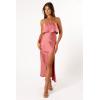 Petal & Pup Women’s Vienna Strapless Midi Dress(Dusty Rose)