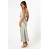 Petal & Pup Women’s Vienna Strapless Midi Dress(Sage)