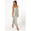 Petal & Pup Women’s Vienna Strapless Midi Dress(Sage)