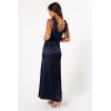Petal & Pup Womens Xavier Bow Shoulder Maxi Dress(Navy)