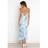 Petal & Pup Women’s Yelena Dress(Blue)