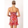 Petal & Pup Women’s Zuri Rosette Mini Dress(Pink Azalea)