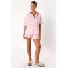 Petal & Pup womens Harvey Short Set(Pink)
